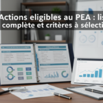 découvrez la liste complète des actions éligibles au pea et les critères essentiels pour bien les sélectionner afin d'optimiser votre investissement.