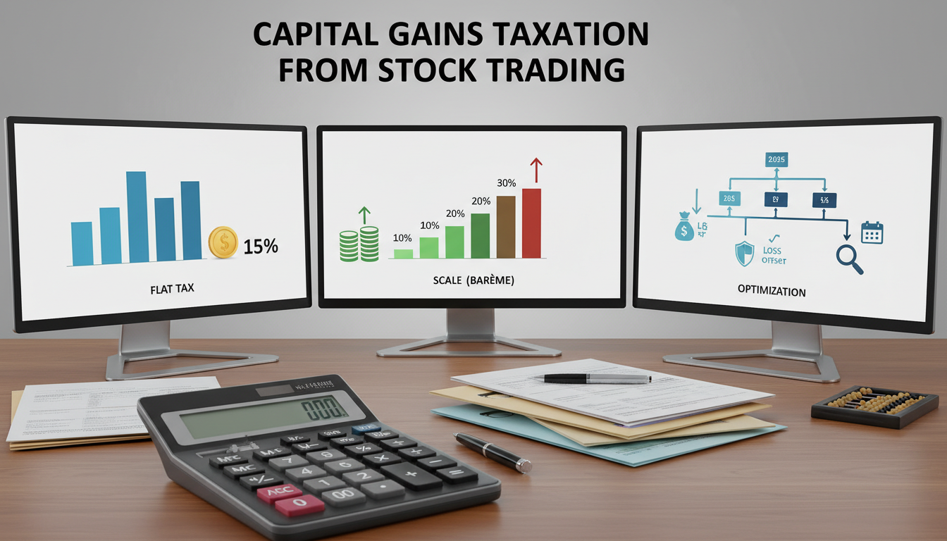 découvrez tout sur l'imposition des plus-values boursières : fonctionnement de la flat tax, barème applicable et conseils pour optimiser votre fiscalité.