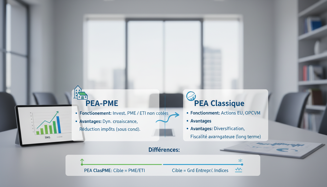 découvrez le fonctionnement du pea-pme, ses avantages et les différences clés avec le pea classique pour mieux optimiser votre épargne et vos investissements.